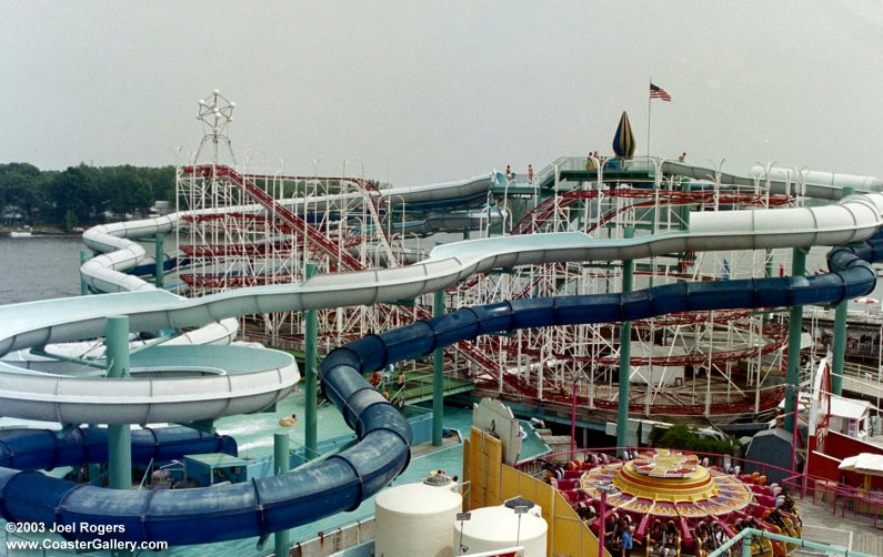 Aerial view of SDC coaster