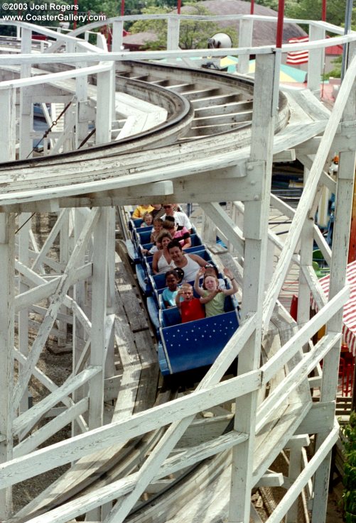 Little Dipper train at Kiddie Land near Chicago