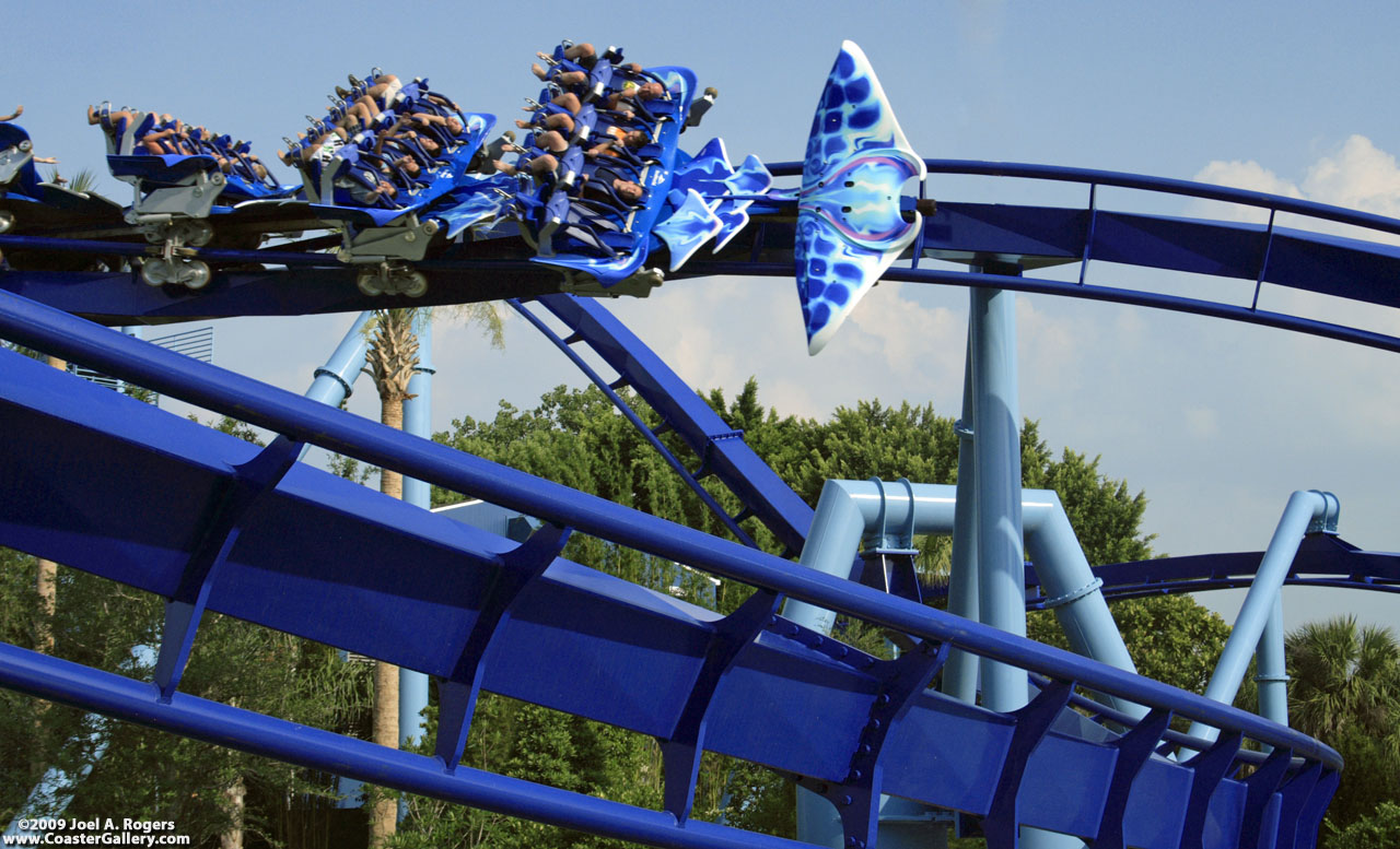 Manta roller coaster at SeaWorld Orlando