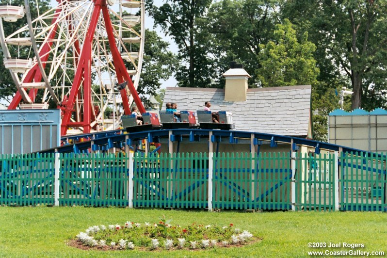 Playland Park children's roller coaster
