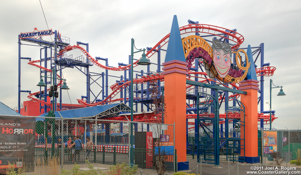 Flying Coaster At Elitch Gardens