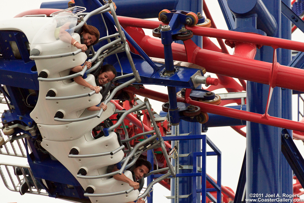 Soarin' Eagle roller coaster at Coney Island