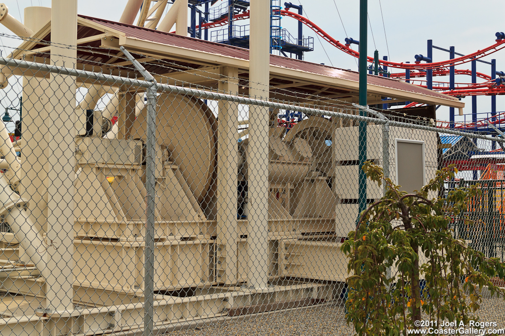 Flywheel Launch on a roller coaster