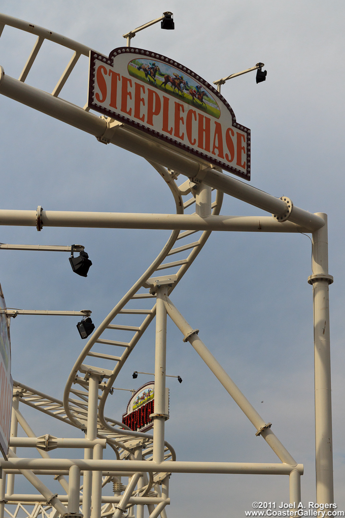 Track on a Moto Coaster in New York state