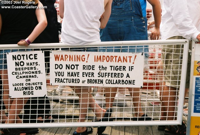 Unusual warning at Indiana Beach