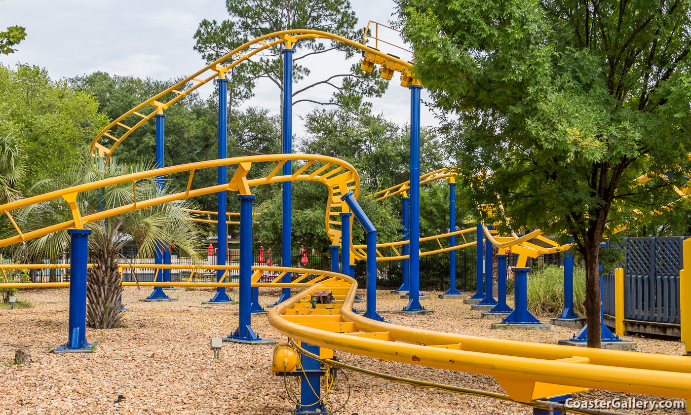 Roller Coaster photography - a cute family roller coaster in Georgia