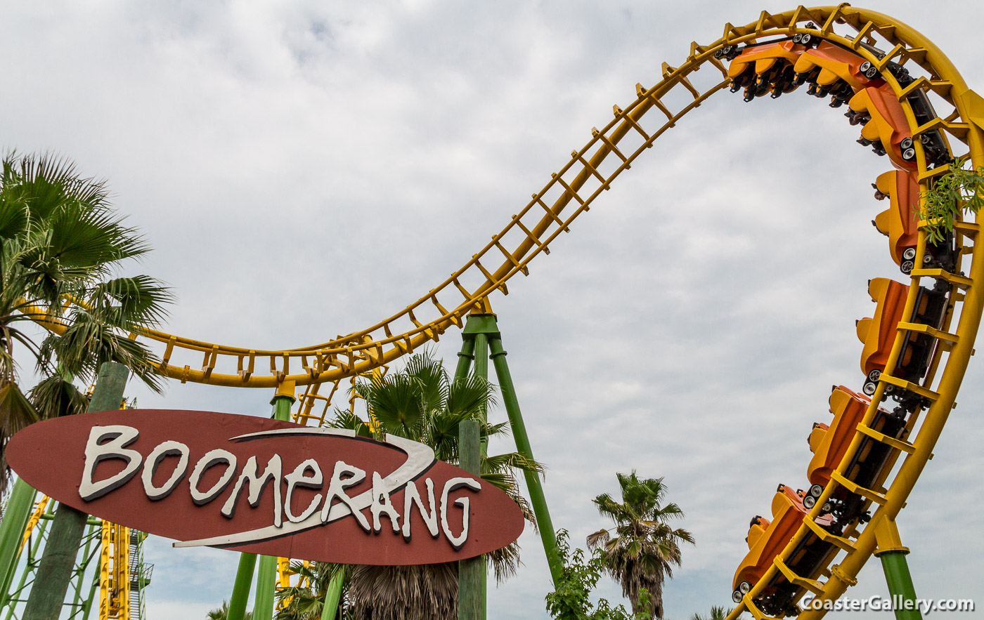 Boomerang roller coaster