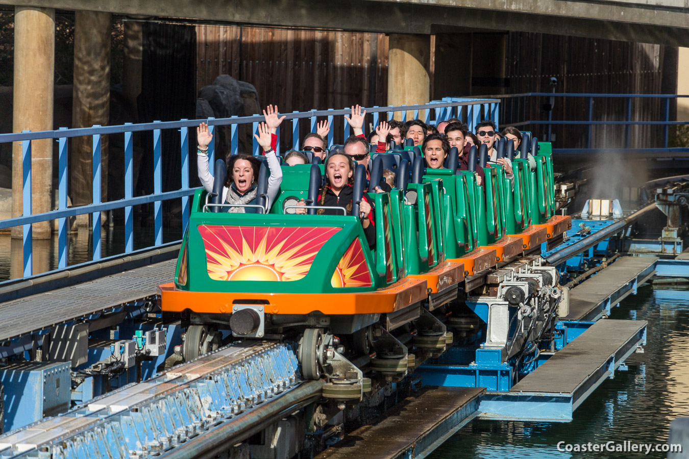 Pictures of the scary roller coaster at Disney's California Adventure Park