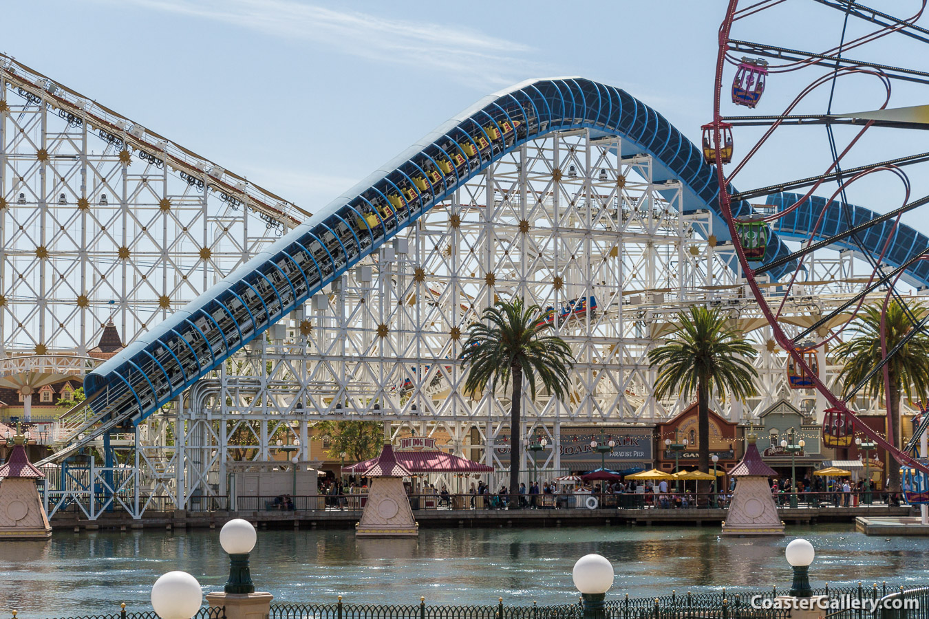 Pictures of the scary roller coaster at Disney's California Adventure Park