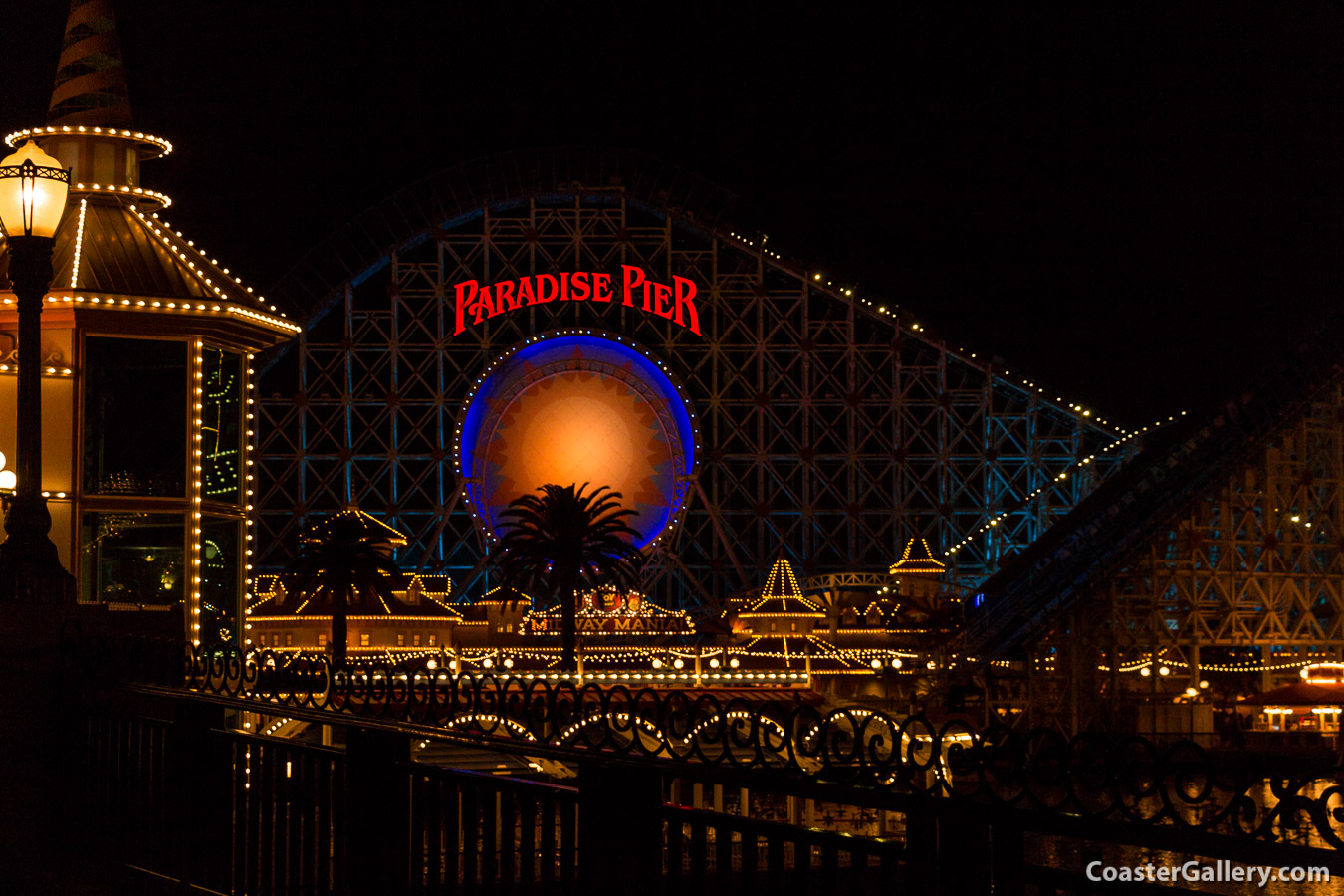 Pictures of the scary roller coaster at Disney's California Adventure Park