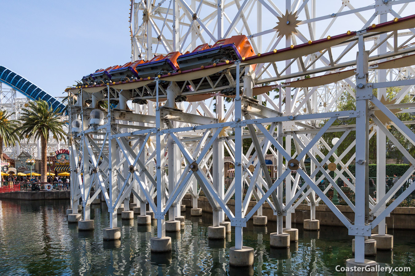 Pictures of the Incredicoaster roller coaster at Disney's California Adventure Park