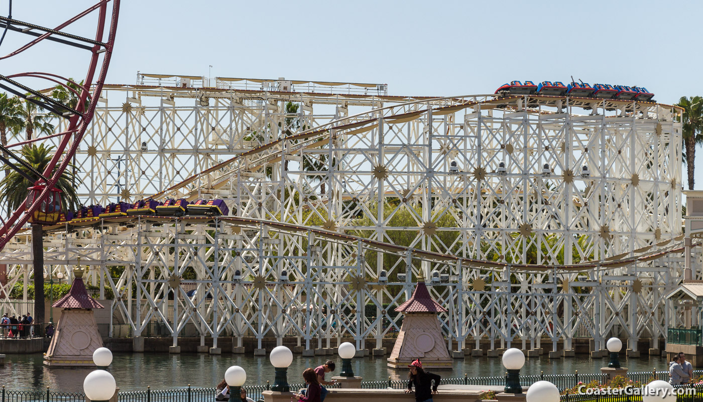 Pictures of the Incredicoaster roller coaster at Disney's California Adventure Park