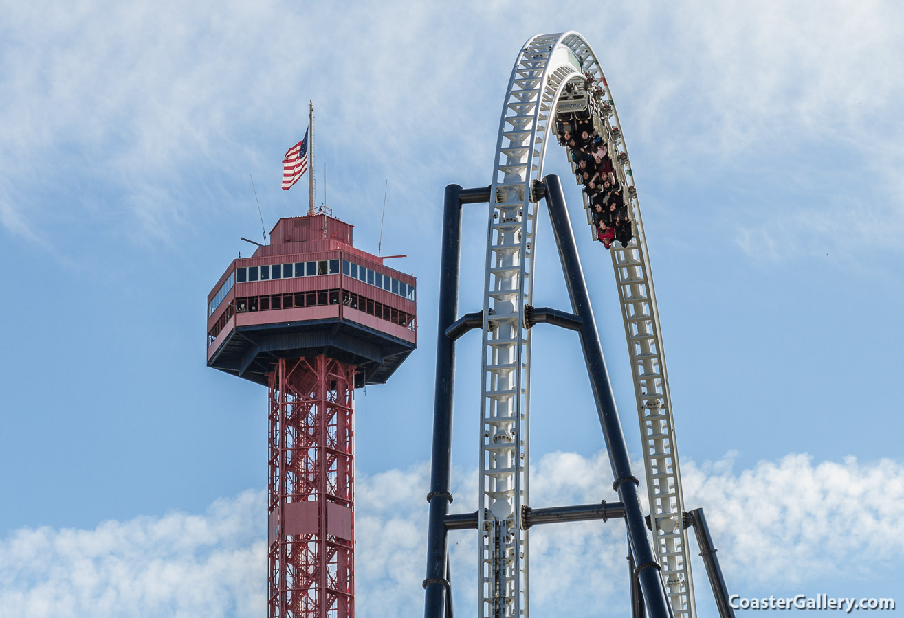 The World's Tallest Vertical Loop on a Roller Coaster