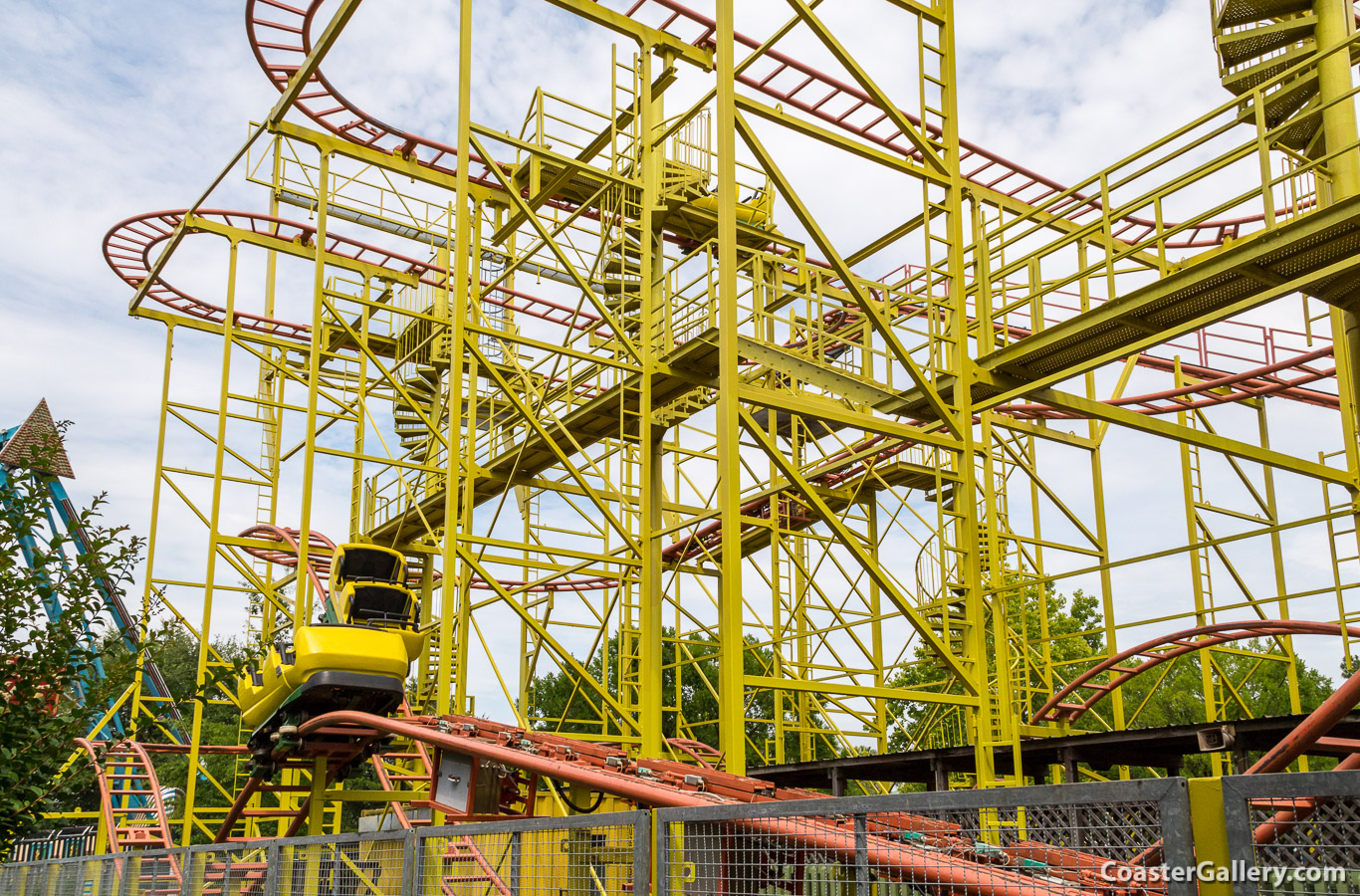 Go Banasas! Formerly the Bug Out roller coaster at Wild Adventures