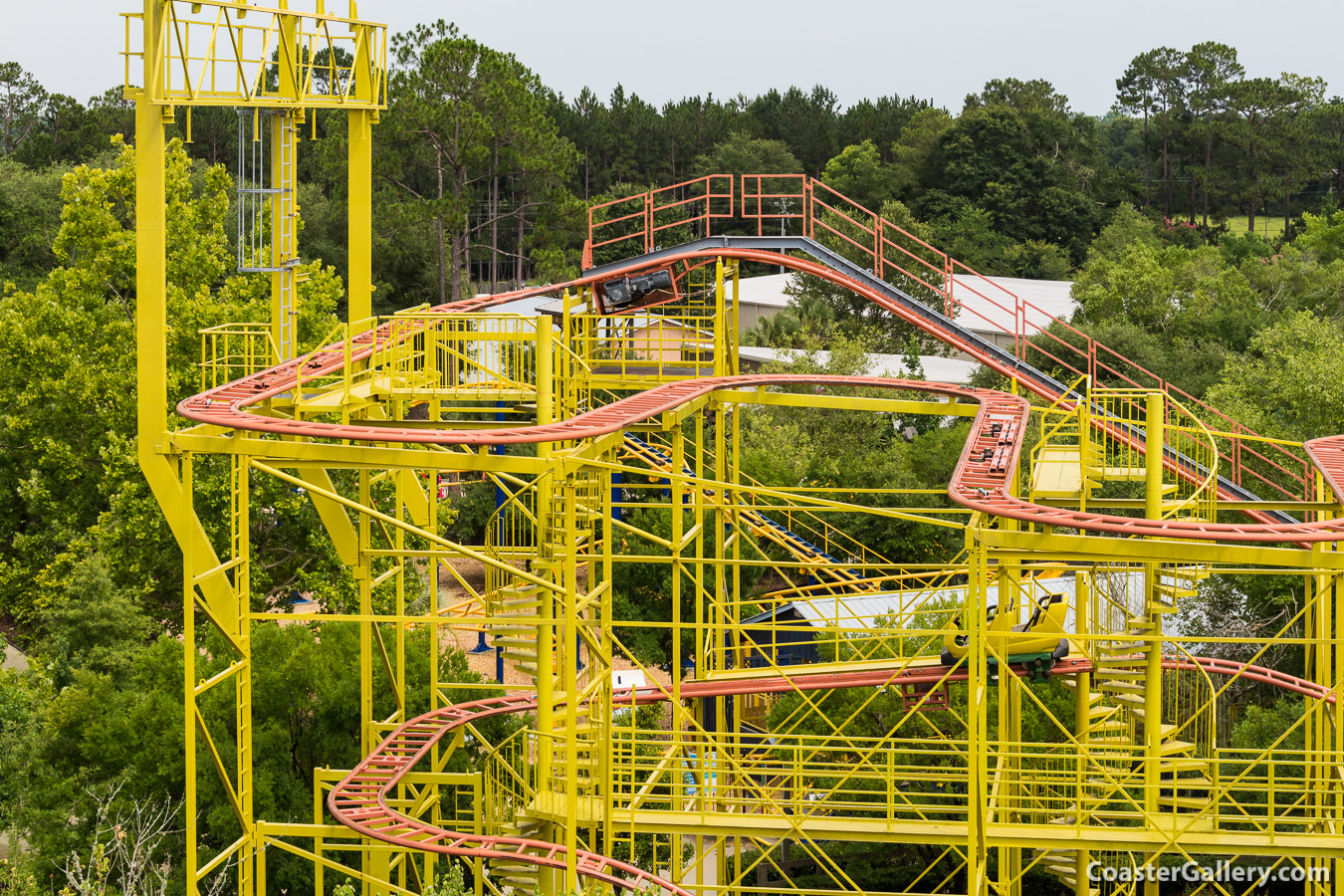 Left and Right versions of Wild Maus roller coaster built by Maurer