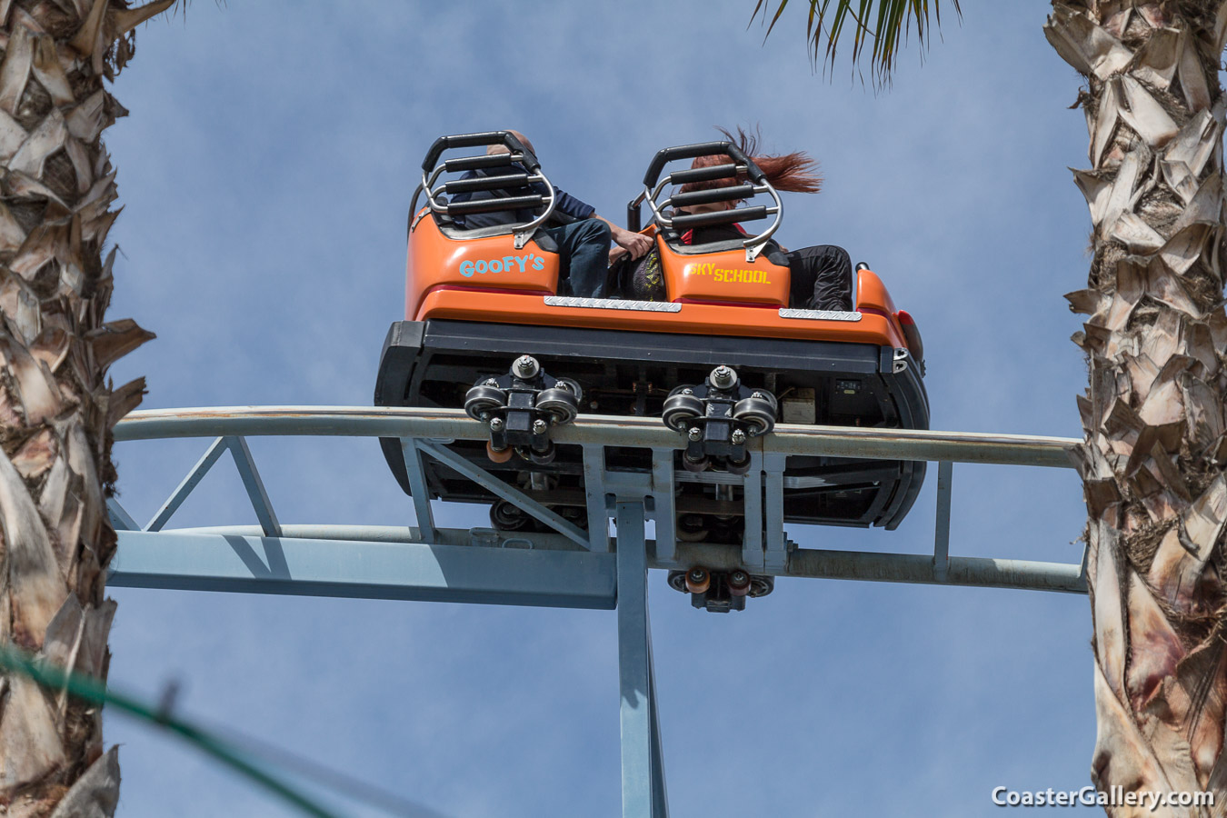 Disney FASTPASS - Goofy's Sky School roller coaster at Disney's California Adventure Park