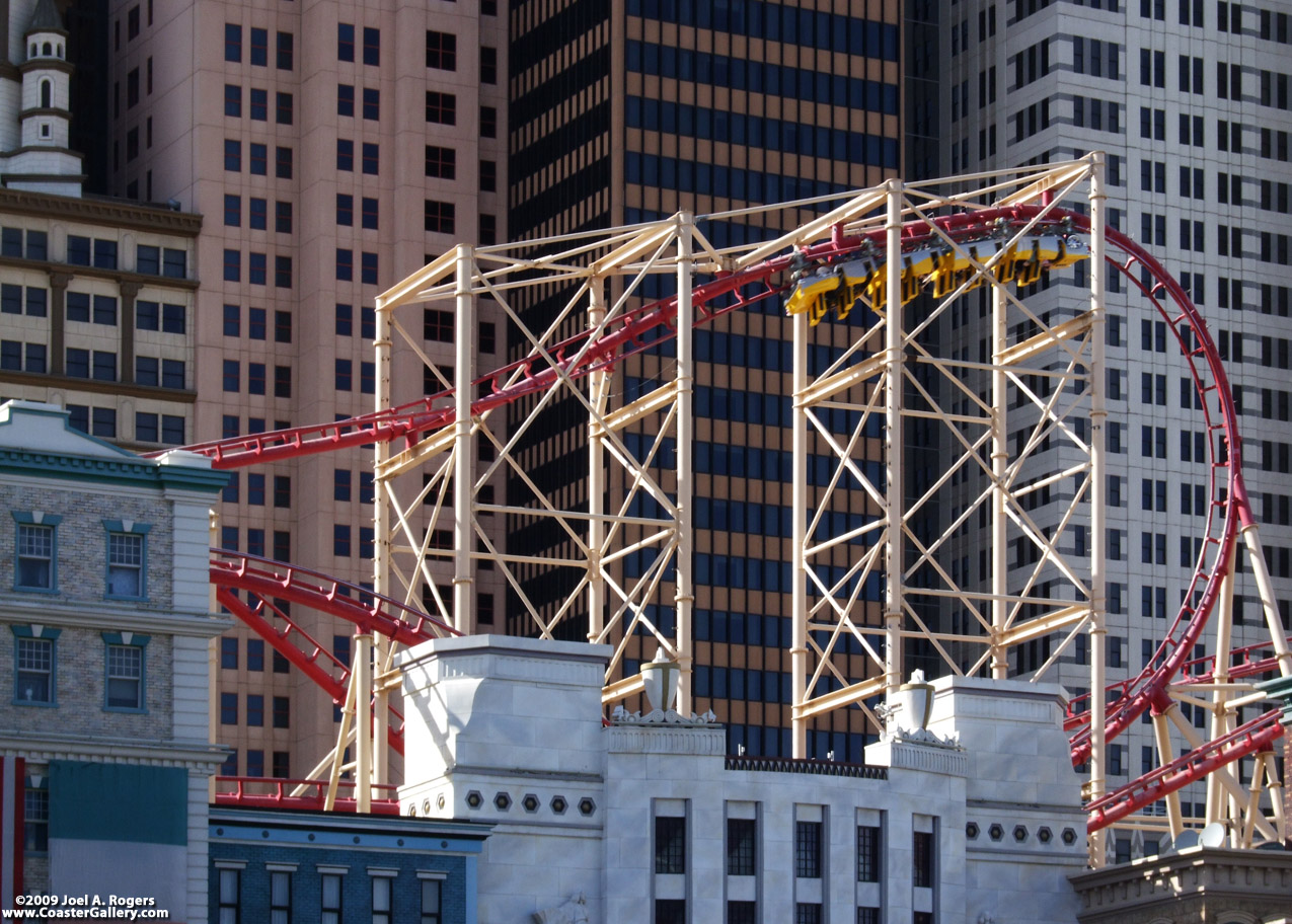 Big Apple Coaster (formerly Manhattan Express and The Roller Coaster) -- Diving Loop