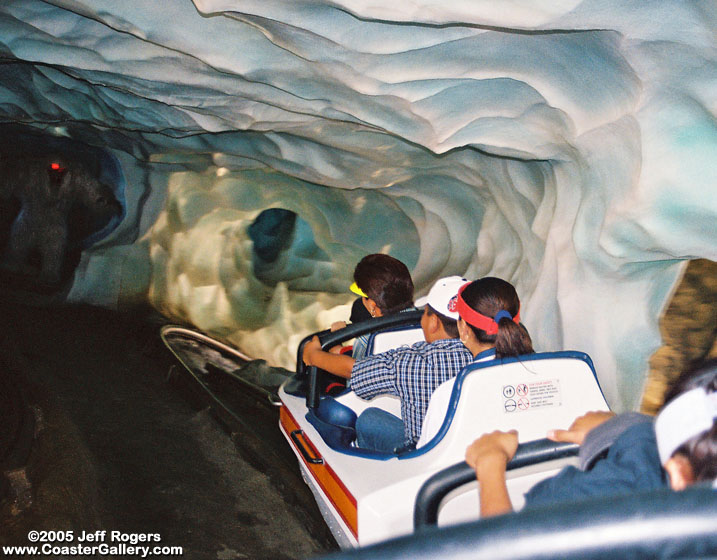 Yeti inside the Matterhorn roller coaster 