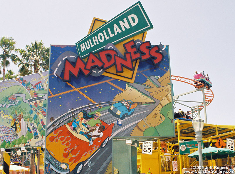 Mulholland Madness roller coaster