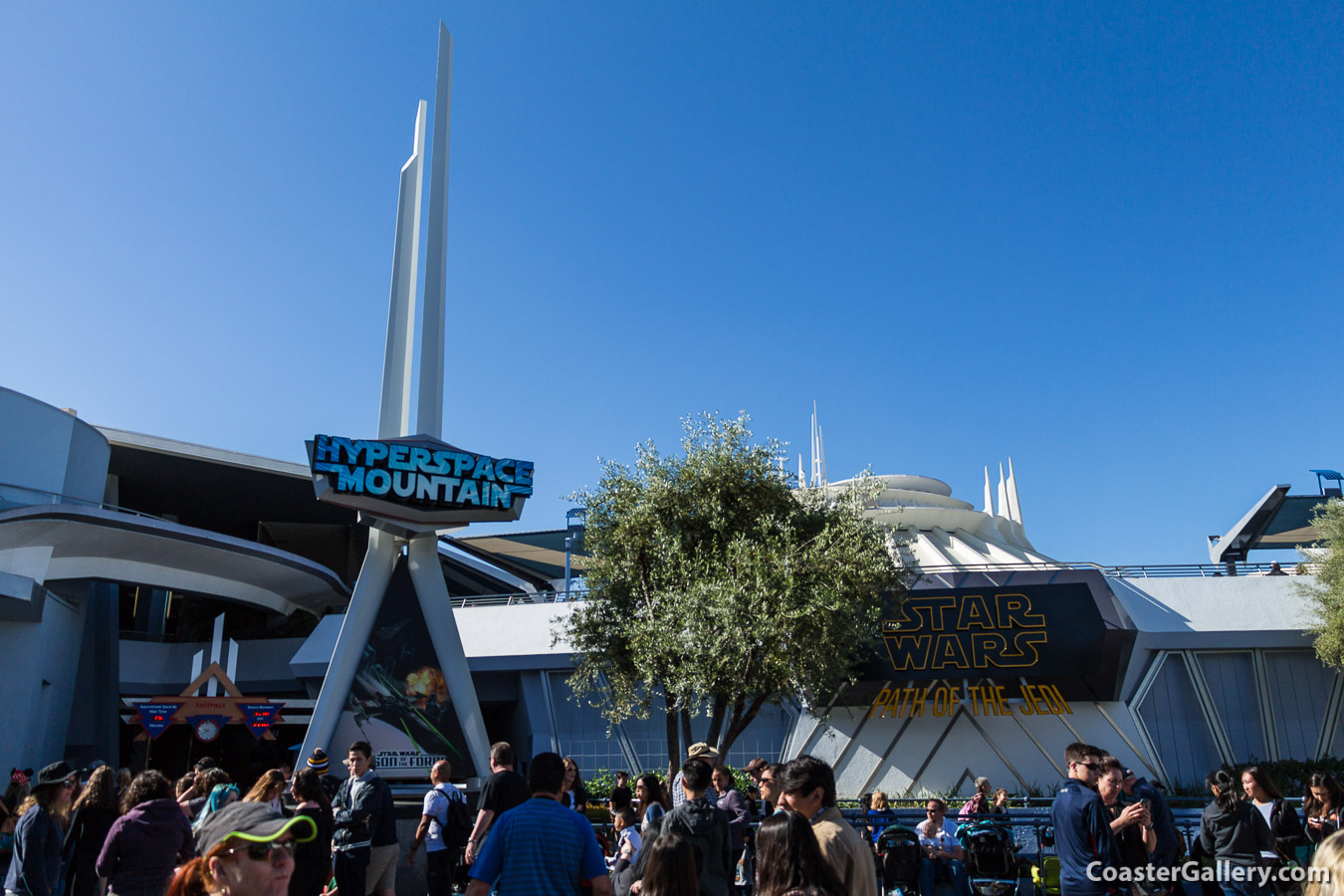 Hyperspace Mountain at Disneyland