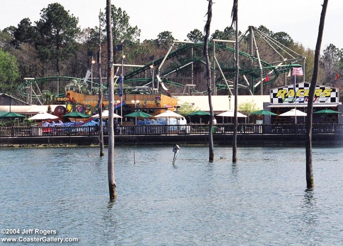 Swamp Thing roller coaster at Wild Adventures