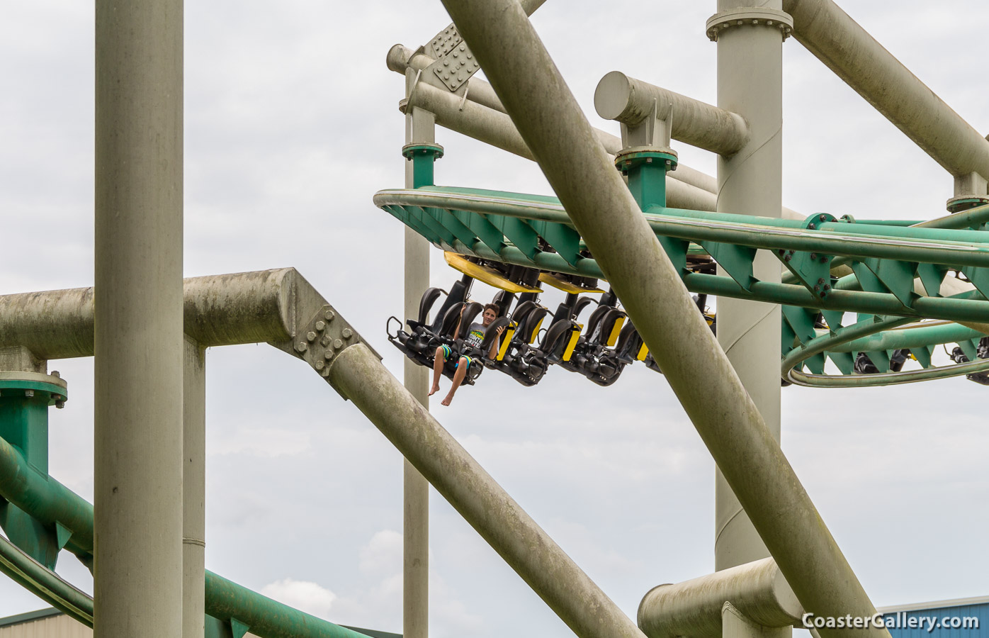 Colors of the Swamp Thing roller coaster