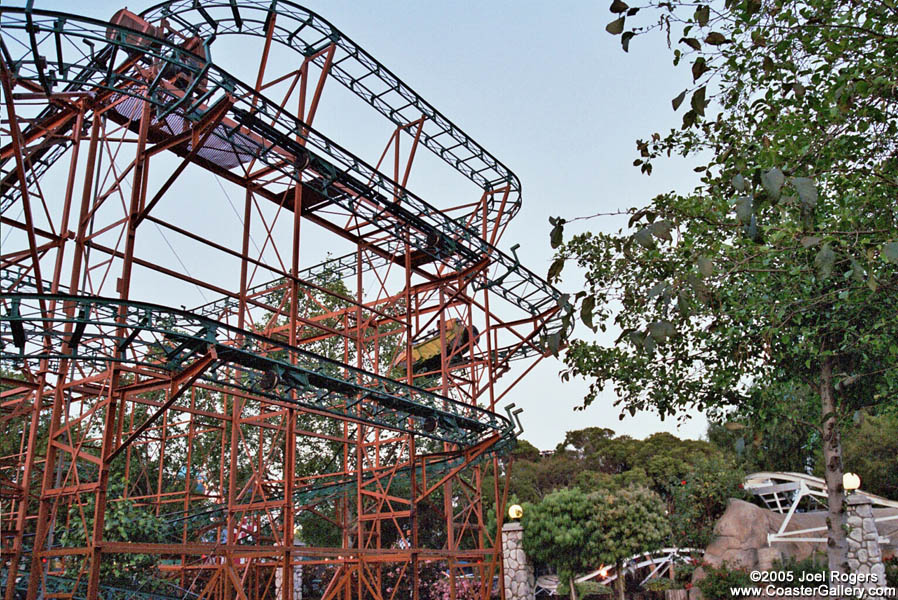 Tree Top Racers roller coaster in Anaheim, California