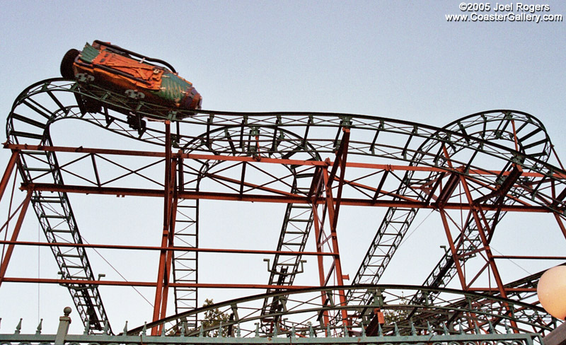 Switchback turns of Tree Top Racer