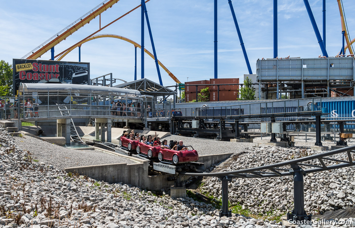 Pictures of the Back Lot Stunt Coaster at Canada's Wonderland