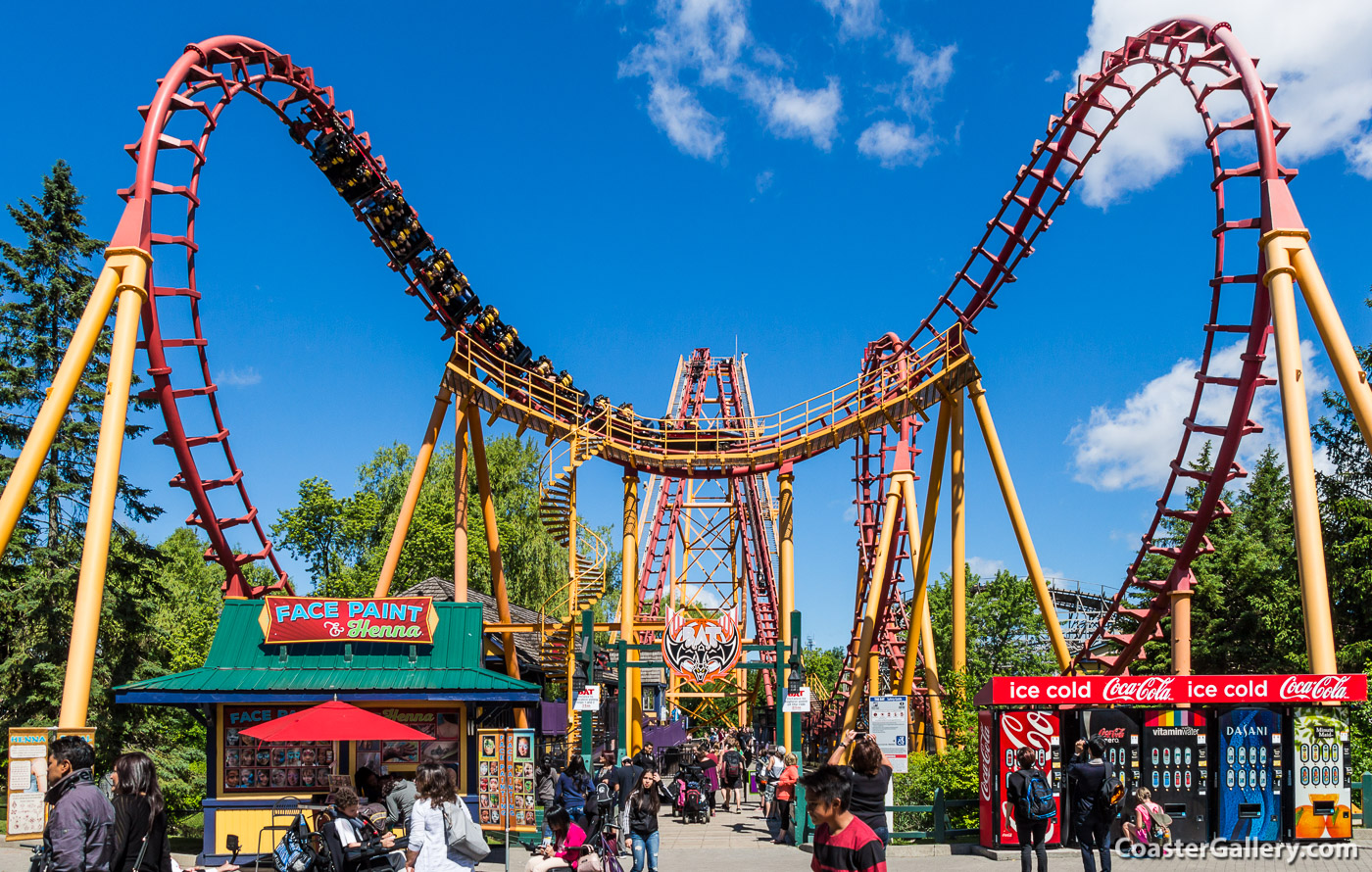 New paint job on The Bat roller coaster in Canada's Wonderland