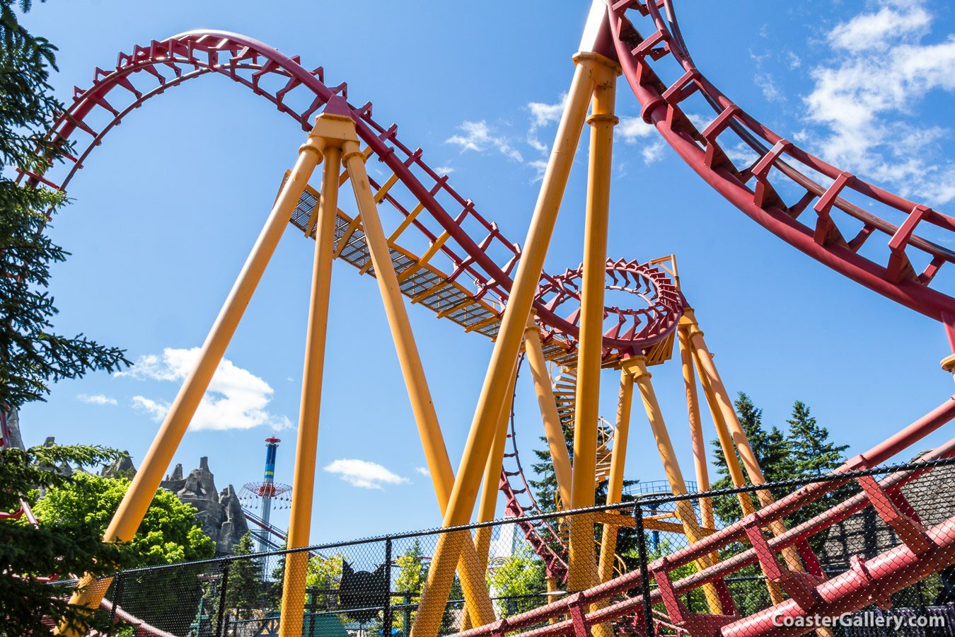 The Bat roller coaster in Canada's Wonderland