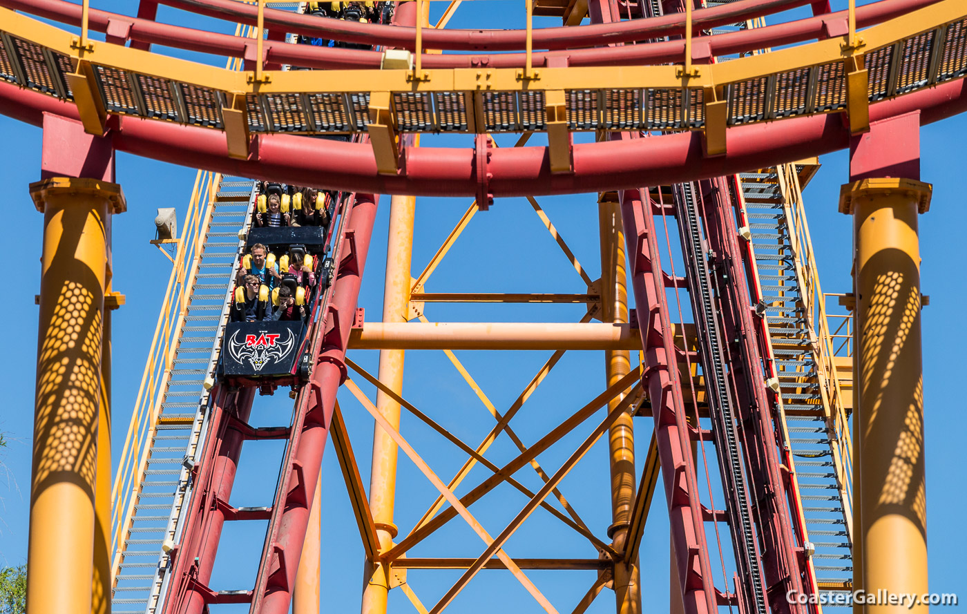 The Bat - roller coaster train