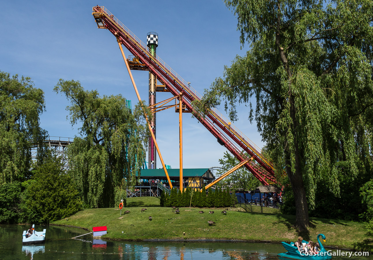 The Bat roller coaster in Canada's Wonderland