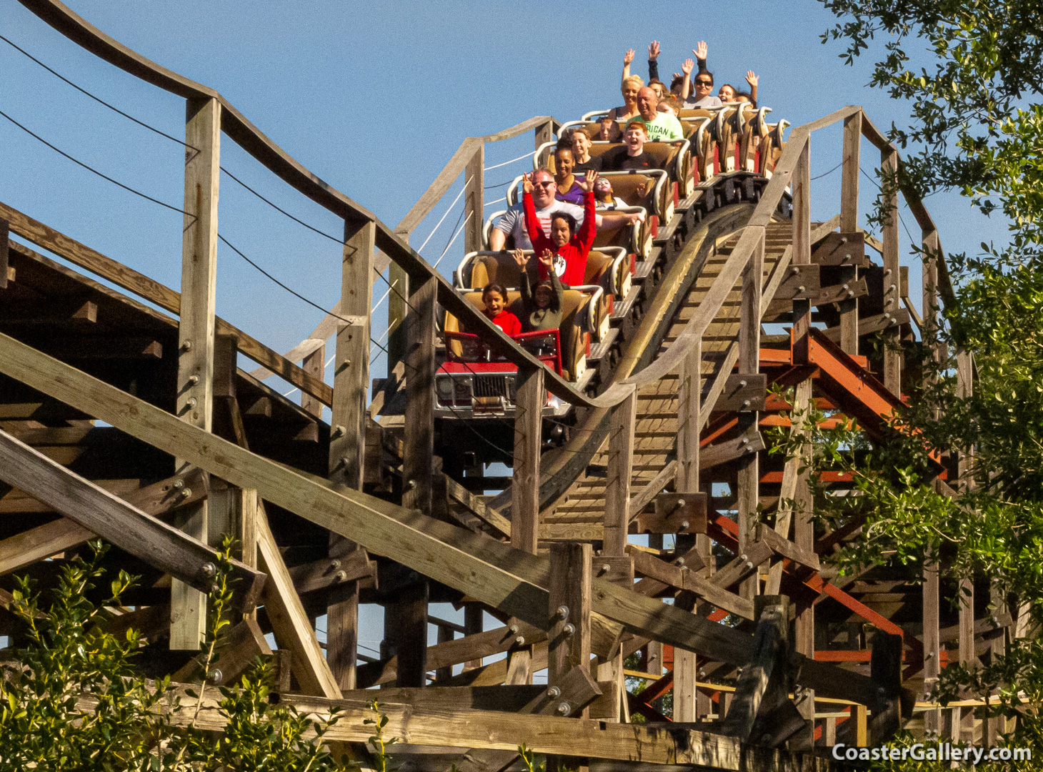 Mini-lennium Flyer trains built by Great Coasters International