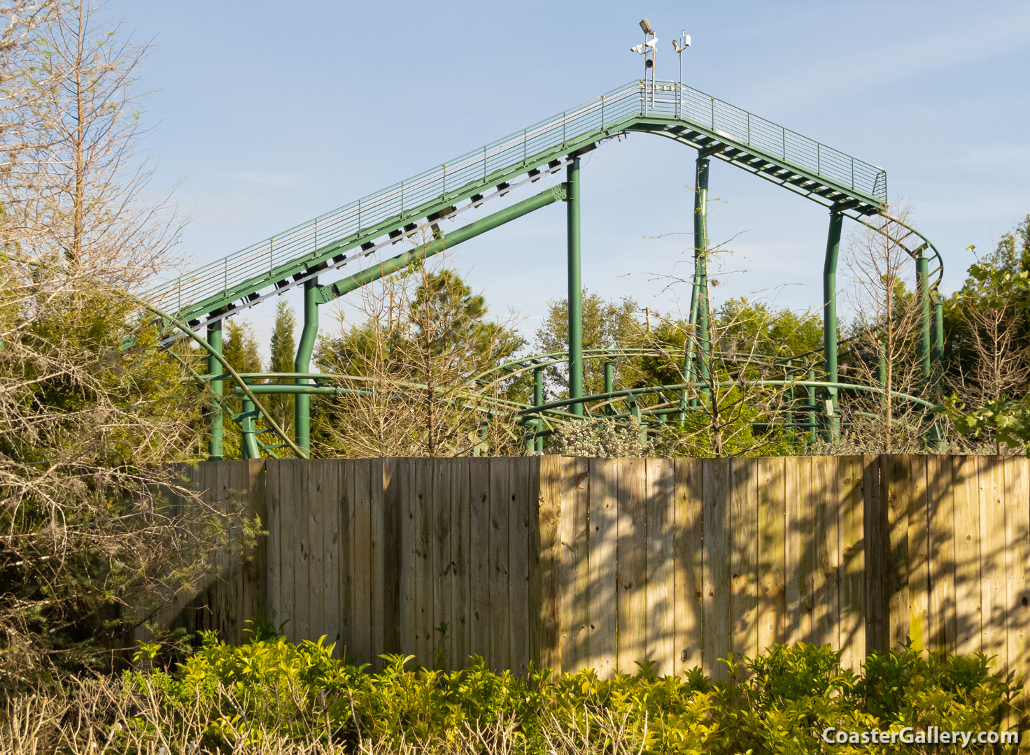 How a Cypress Gardens roller coaster was converted into a Legoland coaster