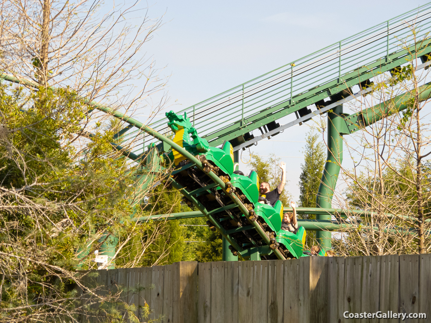 How a Cypress Gardens roller coaster was converted into a Legoland coaster