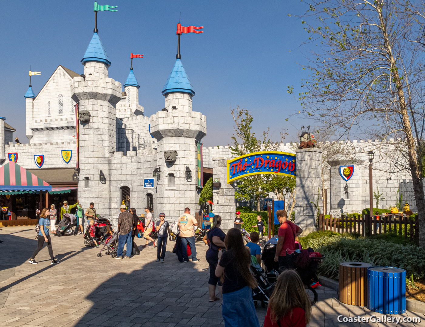 Dragon roller coaster at Legoland Florida