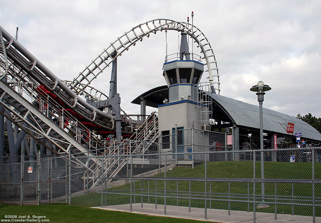 Air traffic control tower and hangar