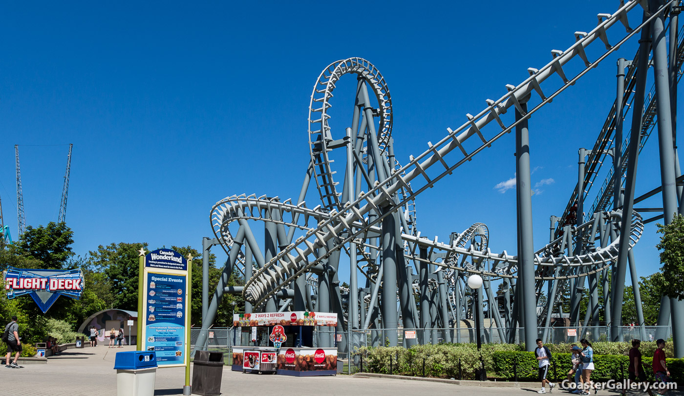 Pictures of the Top Gun / Flight Deck Roller Coaster