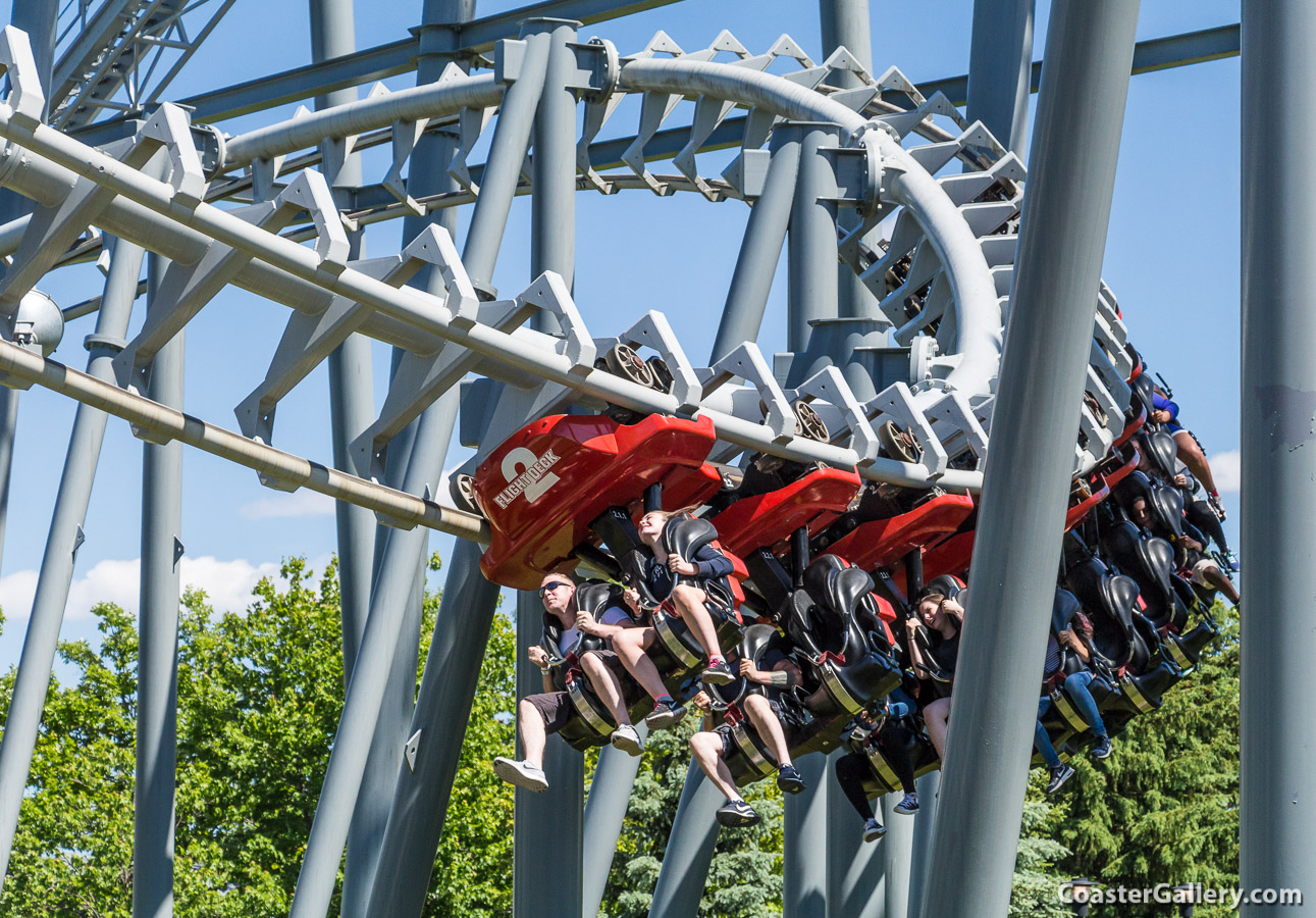 Pictures of the Flight Deck Roller Coaster