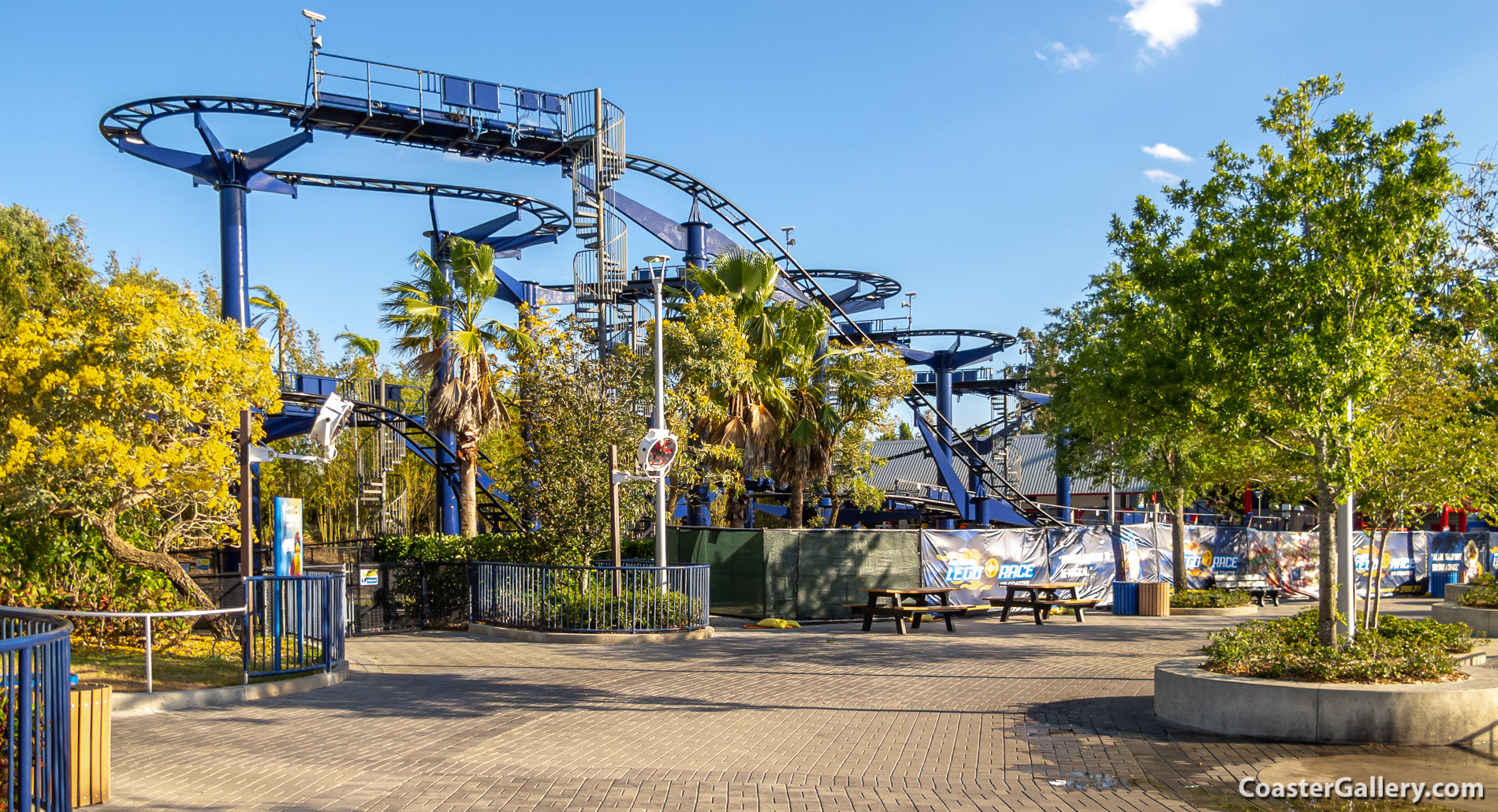 Great LEGO Race roller coaster at Legoland Florida