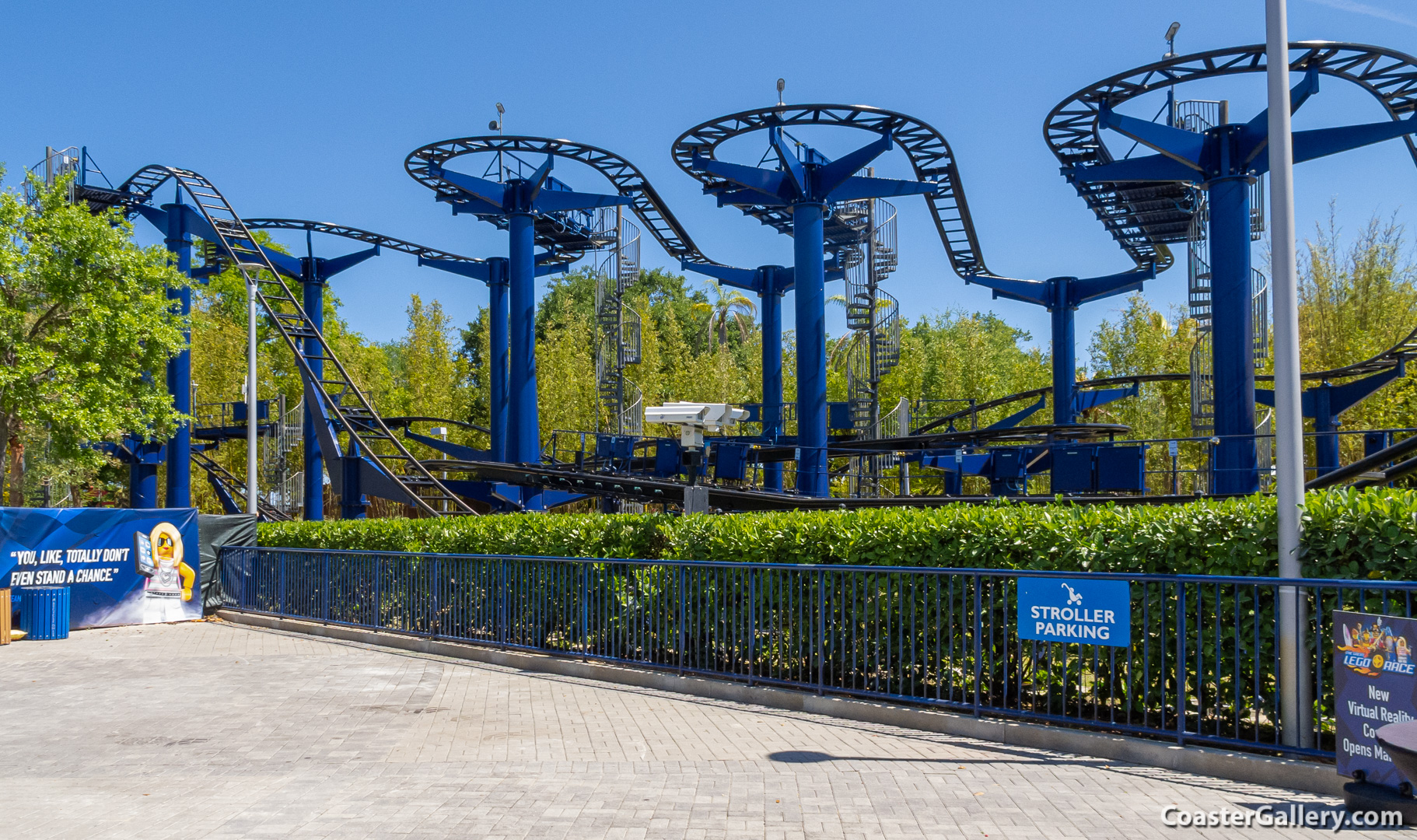 Great LEGO Race roller coaster at Legoland Florida