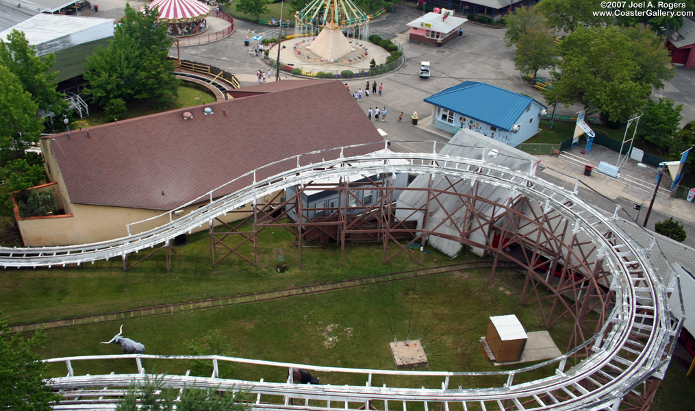 Site of the Jack Rabbit roller coaster accident in 1998.