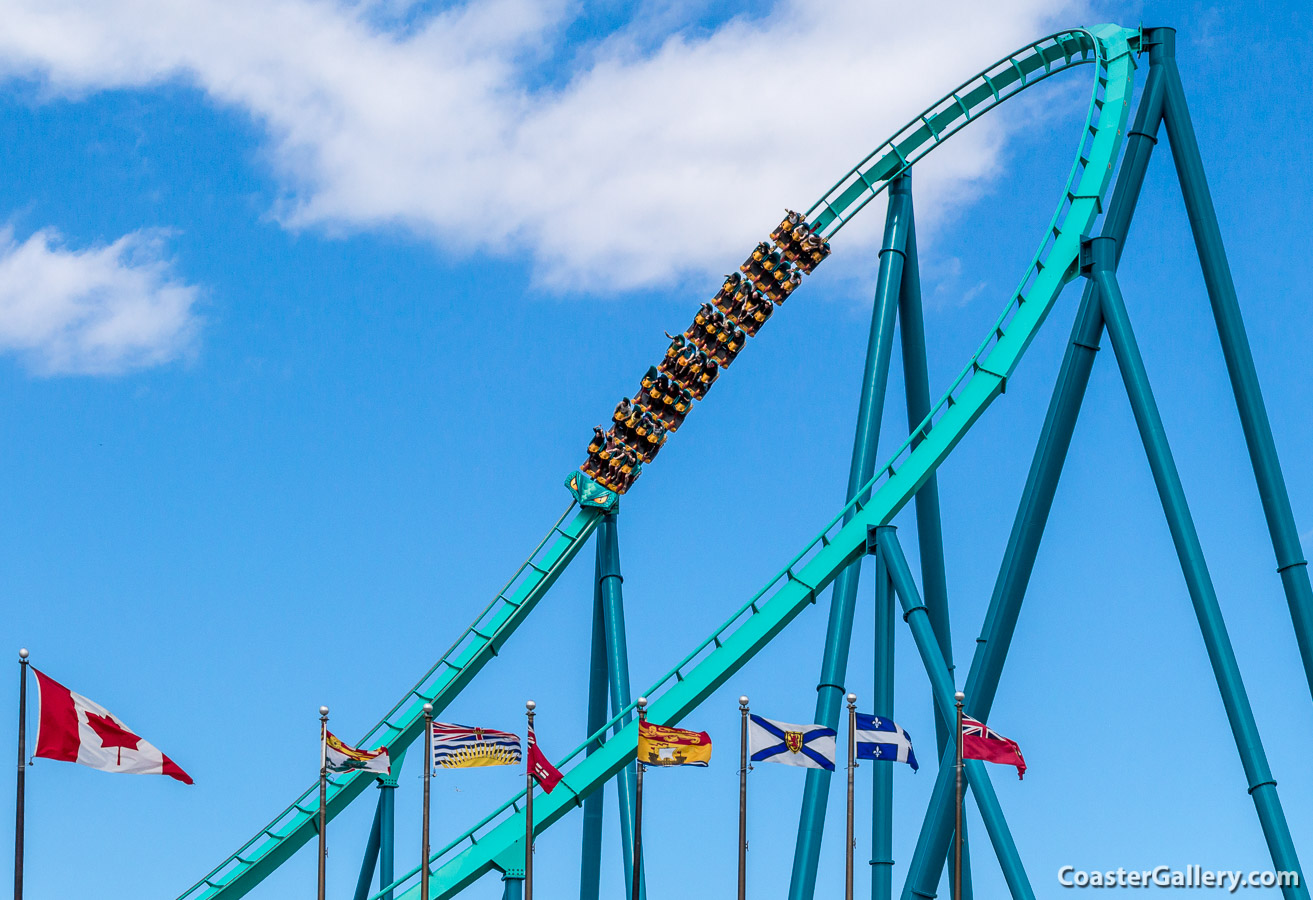 Leviathan roller coaster at Canada's Wonderland