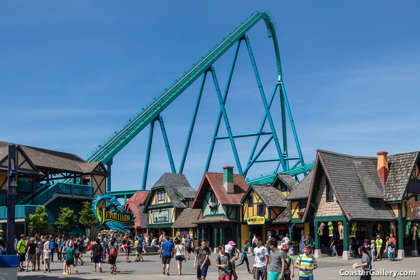 Leviathan roller coaster at Canada's Wonderland