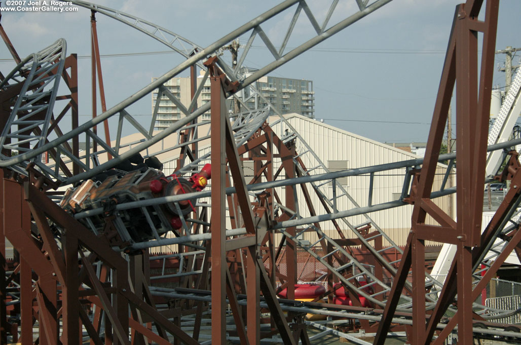 Runaway Train roller coaster in New Jersey