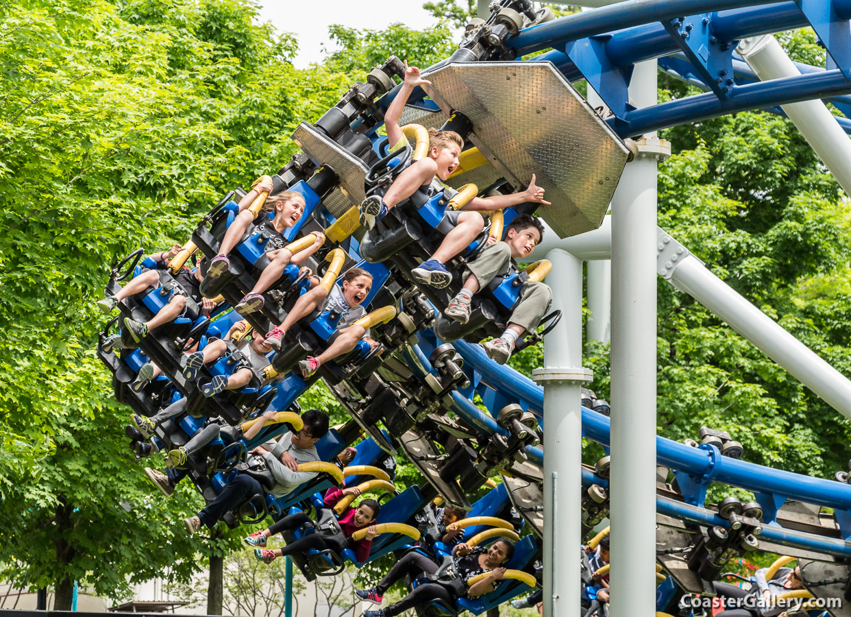 Silver Streak Suspended Family Coaster at Canada's Wonderland - built in 2001 by Vekoma