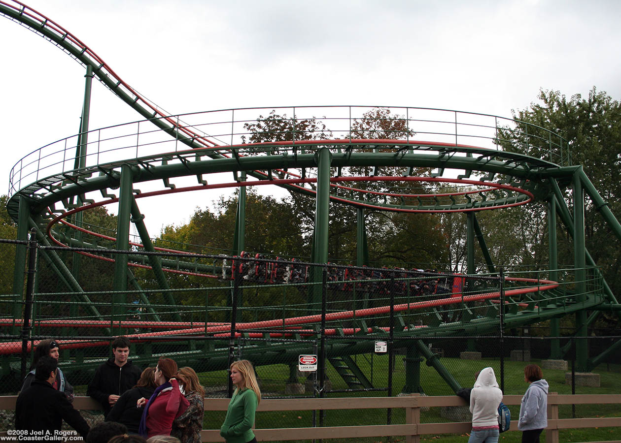 Helix turn at the end of SkyRider