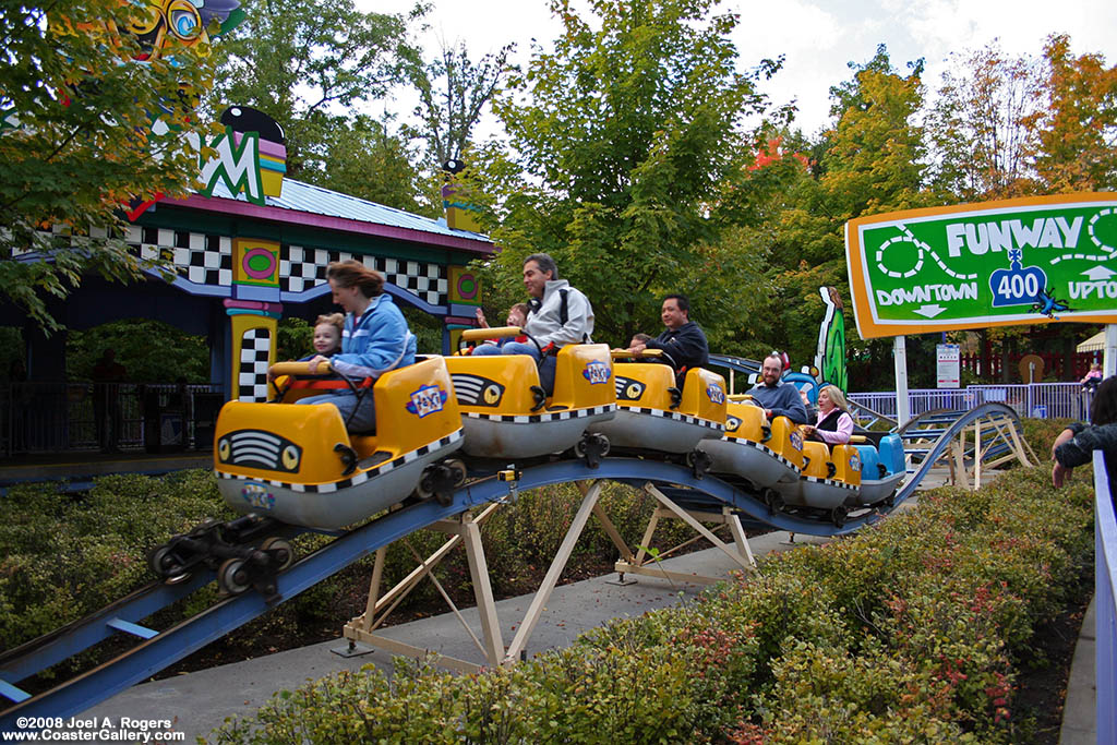 Taxi Jam the Kidzville portion of Canada's Wonderland