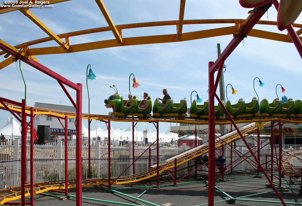 Wacky Worm ride at Trimper's Rides.